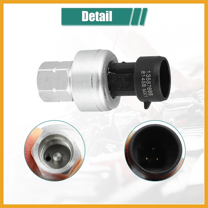 Partuto 13587668 A/C Pressure Sensor Switch 22634172 Air Conditioner Clutch Cycle Switch OE for GMC Sierra for Pontiac for Buick Replacement - Image 5